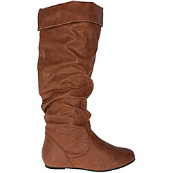 Story Women's 'Cookie' Tan Knee-high Boots