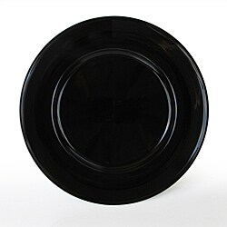 ChargeIt! by Jay Metal Black Charger Plates (Set of 4)