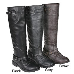 Story Women's Motorcycle Knee-high Boots