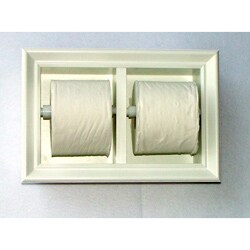 In-the-wall Double Mega Toilet Paper Holder