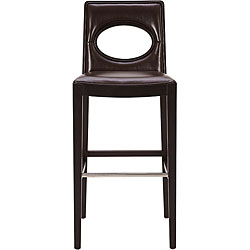 Sunpan Laguna 30-inch Solid Wood Brown Barstool