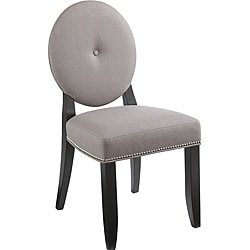 Sunpan Bernice Solid Wood Linen Dining Chair (Set of 2)