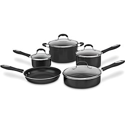Cuisinart 55-9BK Black Advantage Nonstick 9-piece Cookware Set
