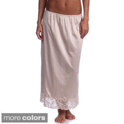 Illusion Women's Lace-trim Half Slip