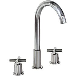 Kokols Widespread Brushed Nickel Bathroom Faucet 