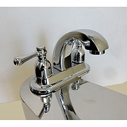 Kokols 4-inch Centerset Chrome Bathroom Faucet