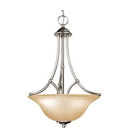Woodbridge Lighting Anson 3-light Satin Nickel Pendant Light