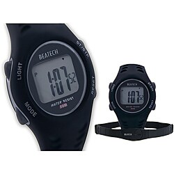Beatech Black Heart Rate Monitor with Chest Strap