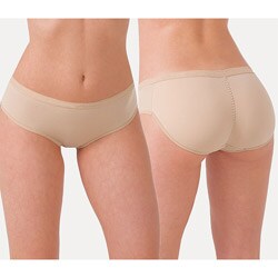 Illusion Women's Nude Booty Enhancing Bikini Brief