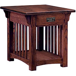 Mission Sienna Drawer End Table