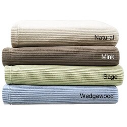 Premier Comfort Ribbed Microfleece Full/ Queen-size Blanket