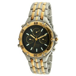 Swiss Edition Men's Two-tone Round Multi-function Movement Watch 