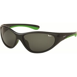 Coleman Men's CC1 Black/ Green Polarized Sunglasses