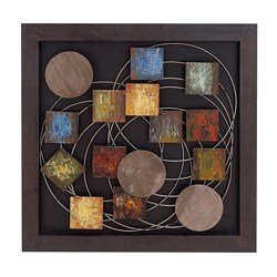 Casa Cortes Geometric Abstract Art Metal Wall Decor