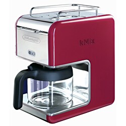 DeLonghi kMix 5-cup Red Drip Coffee Maker