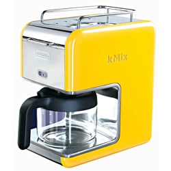DeLonghi kMix 5-cup Yellow Drip Coffee Maker