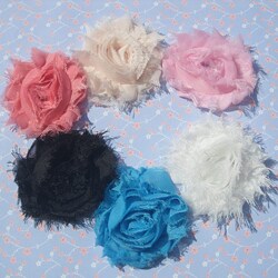 Bow Clippeez 2 Envy Shabby Chic Flower Clip
