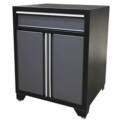 Professional Series 2-door 1-drawer Grey Base Cabinet