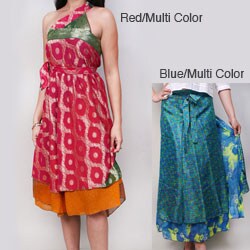 Tabeez Women's Magic Wrap Convertible Dress