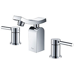 Kraus Unicus 3-hole Basin Faucet Chrome