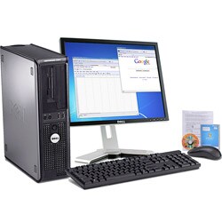Dell Optiplex 760 2.6GHz 80GB Desktop Computer with 17-inch Dell Monitor (Refurbished)