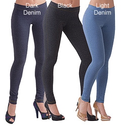 Illusion Women's Cotton Ankle-length Jeggings