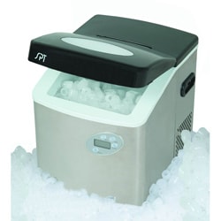 Portable Ice Maker with Stainless Steel Body