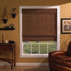 Maya Fruitwood Roman Shade (35 in. x 72 in.)