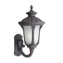 Woodbridge Lighting Westbrook 1-light Powdered Rust Medium Outdoor Wall Light