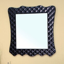 Veneto Black Bathroom Vanity Mirror