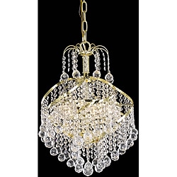 Crystal 3-light Gold Chandelier