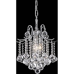 Crystal 3-light Chrome Chandelier 