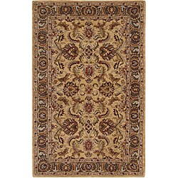Hand-tufted Caspian Gold Wool Rug (2'6 x 4')