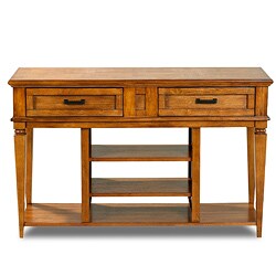 Concord Oak Media Console Table