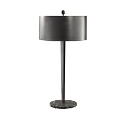 Black Chrome/ Black Marble Table Lamp