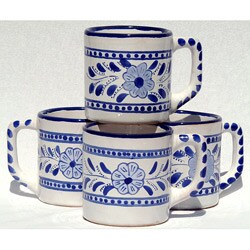 Set of 4 Azoura Design 12-oz Coffee Mugs (Tunisia)