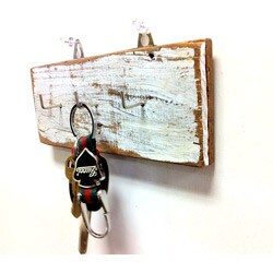 Recycled Wood 3-Ring Hanger Panel (Thailand)
