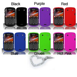 Premium BlackBerry Bold 9900/ 9930 Silicone Case with Heart Charm