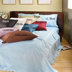 Bianca Stripe Microfiber Queen/ King/ California King-size Sheet Set