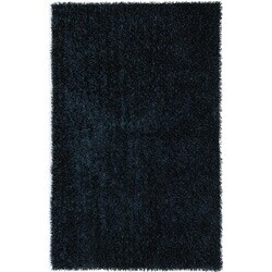 FLUX Woven Blue Shag Rug (3'6 x 5'6)