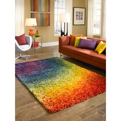 Cantebury Rainbow Shag Rug (7'7 x 10'5)