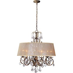 World Imports Belle Marie Collection 6-light Hanging Chandelier