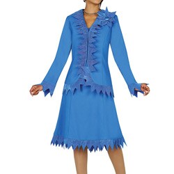 Divine Apparel Women's Ornamental Jacket Dress