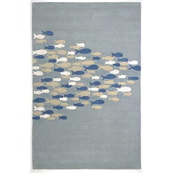 TAQ-802 Hand Tufted Wool & Art Silk (5' X 8')
