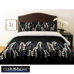City Scene Gathering 3-piece Full/ Queen-size Comforter Set