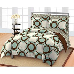 Halcyon 7-piece Full-size Bed in a Bag with Sheet Set