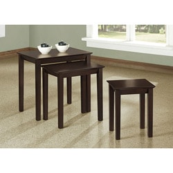 Cappuccino 3-piece Nesting Tables