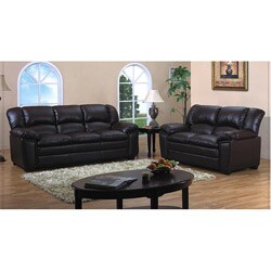 Walnut Creek Brown 2-piece Sofa Set