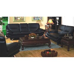 Dica Black 2-piece Sofa Set