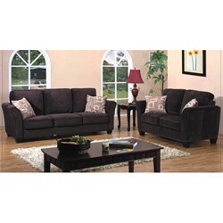 Mont Sac Dark Brown 2-piece Sofa Set